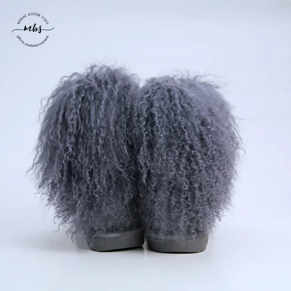 NWT Bearpaw Boo Boots‎ Charcoal Girl 5